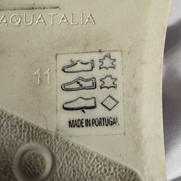 Aquatalia Men's Rust Suede Sneakers - Picture 9 of 10